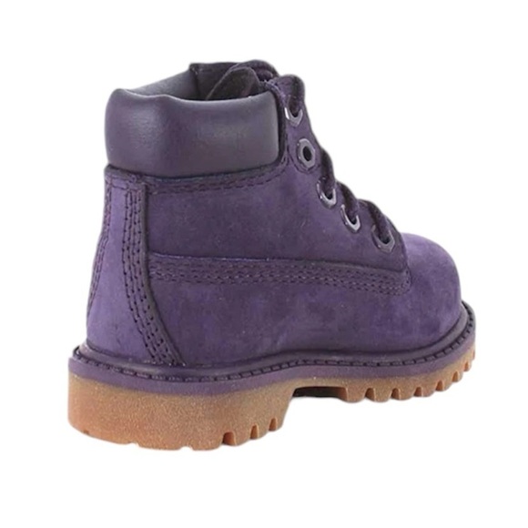 Timberland Toddler Premium Waterproof Boots Purple Size 4 - Picture 2 of 8